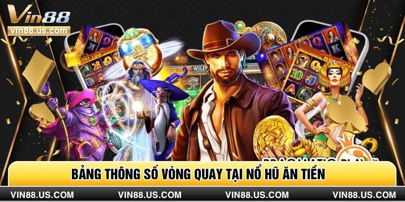 Bảng thông số vòng quay tại nổ hũ ăn tiền